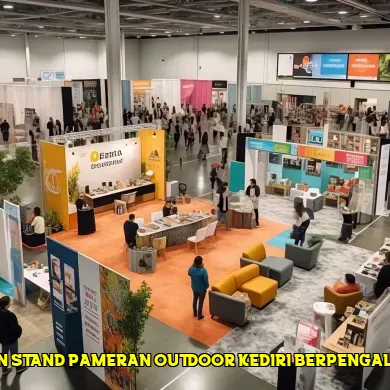 desain stand pameran outdoor kediri berpengalaman